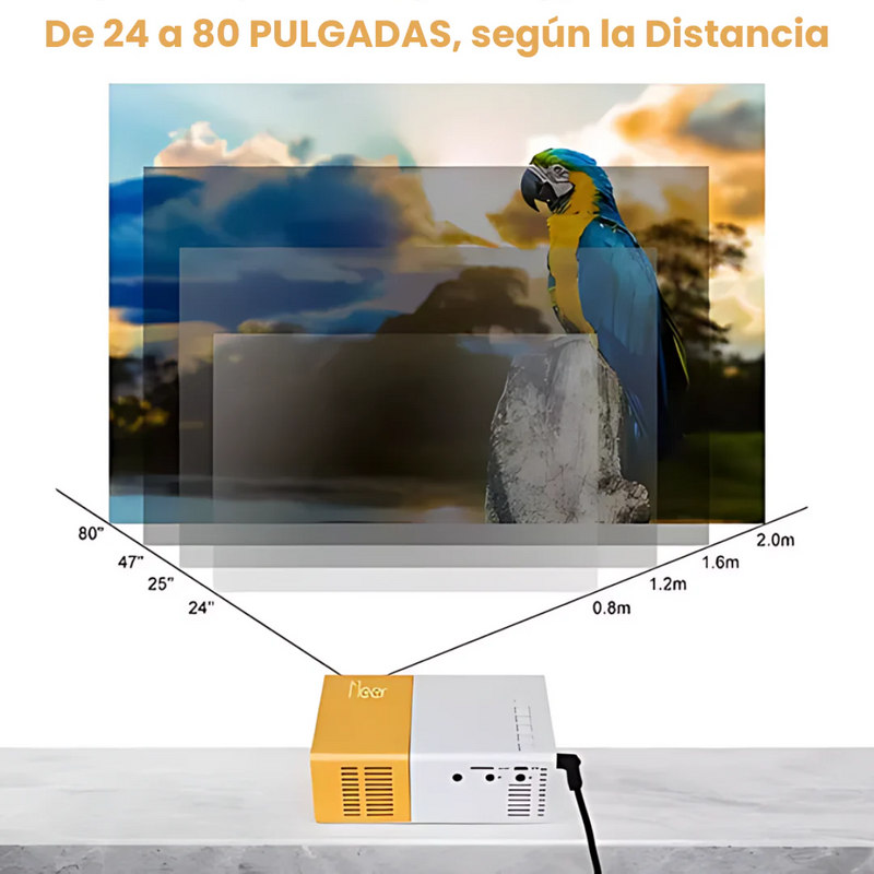 CINEMAX PROYECTOR 4K PRO (24 a 80 pulgadas) + REGALLO - CIERRE DE LA TIENDA - CONTRA ENTREGA ENVÍO GRATIS